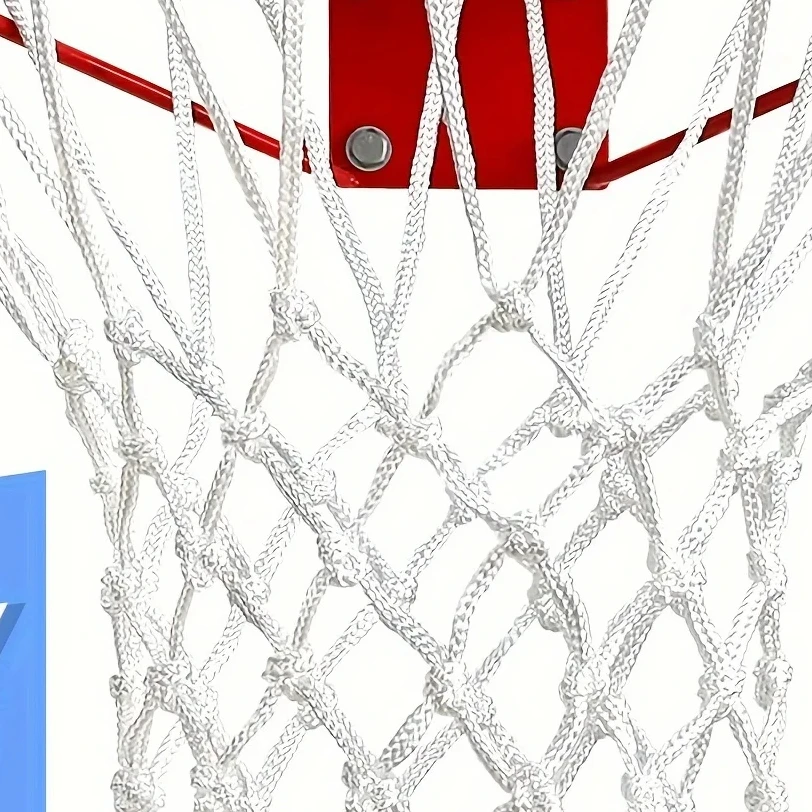 

1/2pcs Basketball Rack Net With 12 Loops Heavy Duty Outdoor Basketball Net Replacement Detachable Basketball Net