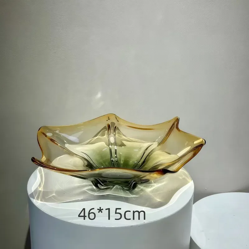 Modern Transparent Glass Vase Minimalist Home Decor for Dining Table Flower Arrangement Living Room Centerpiece Soft