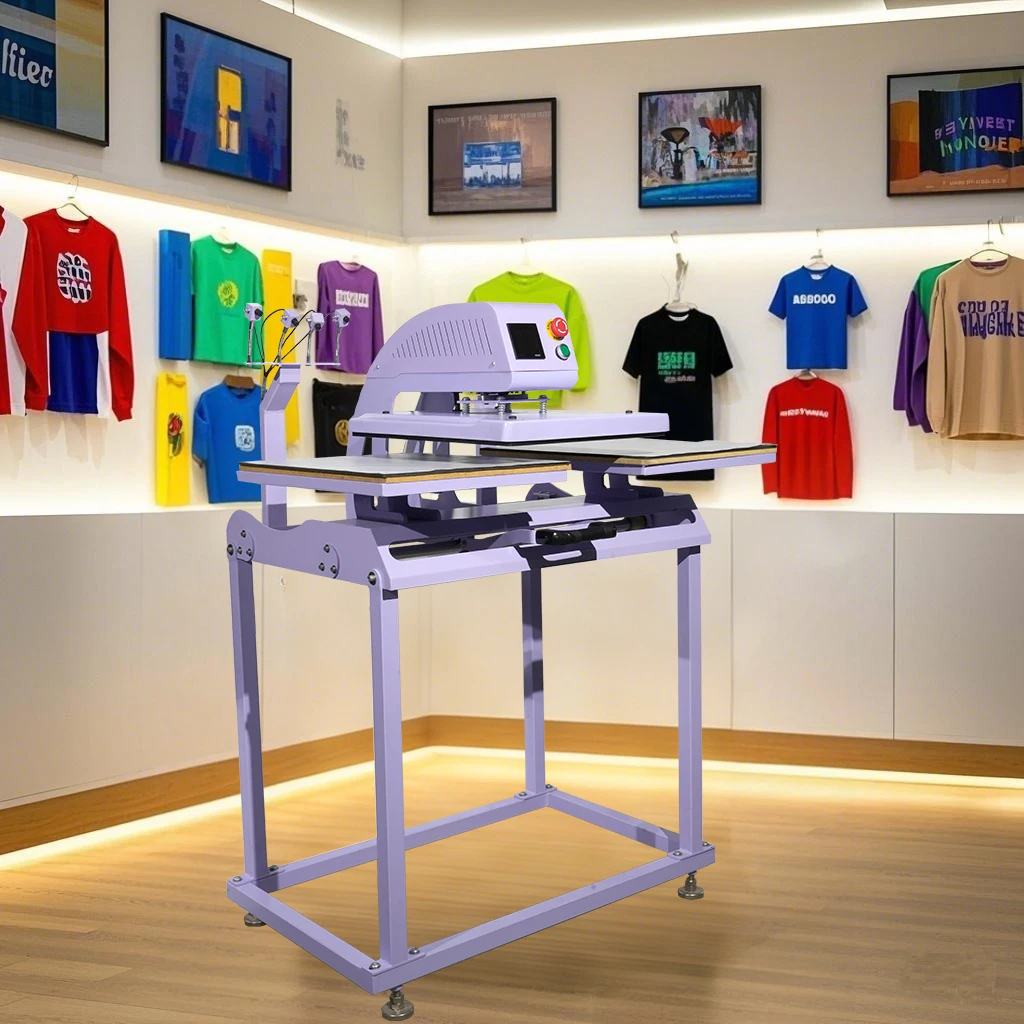 

Double Working Station 40x50cm 16"x20" Electric Auto/Manual Heat Press with Laser Positioning