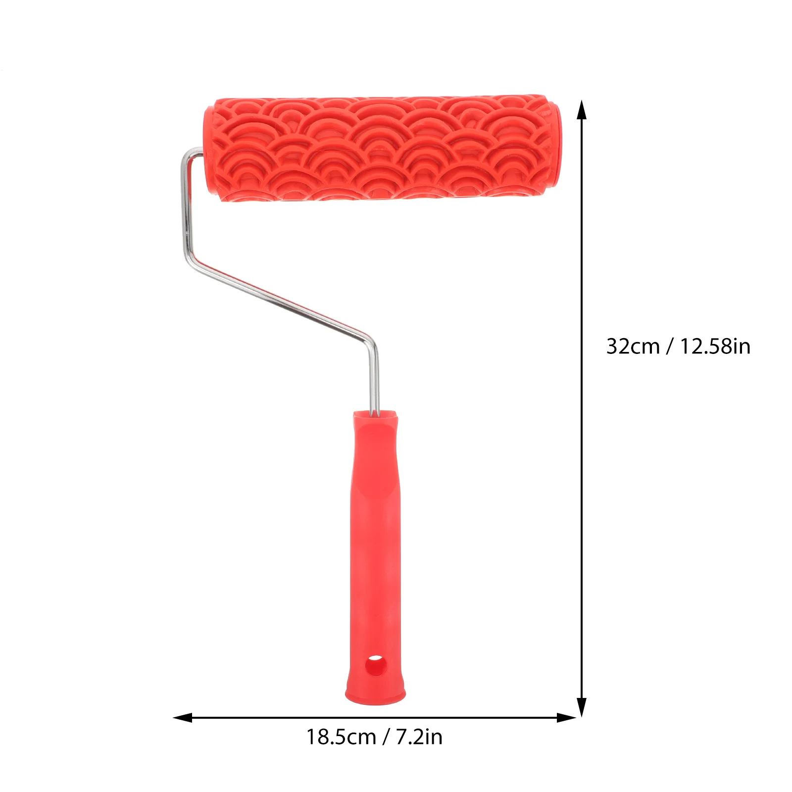 محكم رولة دهانات النقش الملمس الجدار الديكور DIY بها بنفسك منقوشة المطاط دائم مقاومة للاهتراء نسيج واضح قابلة لإعادة الاستخدام