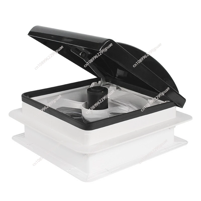 

340 open-hole black cover, sunroof, exhaust fan, RV roof modification, RV ventilation