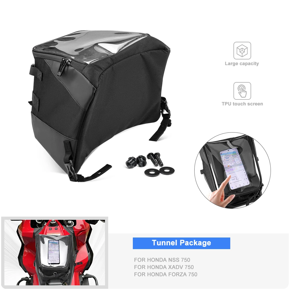 

Motorcycle Storage Bags For Honda Forza750 Forza 750 NSS750 X-ADV 750 NSS 750 2021- Scooter Tunnel Tank Bag Accessories