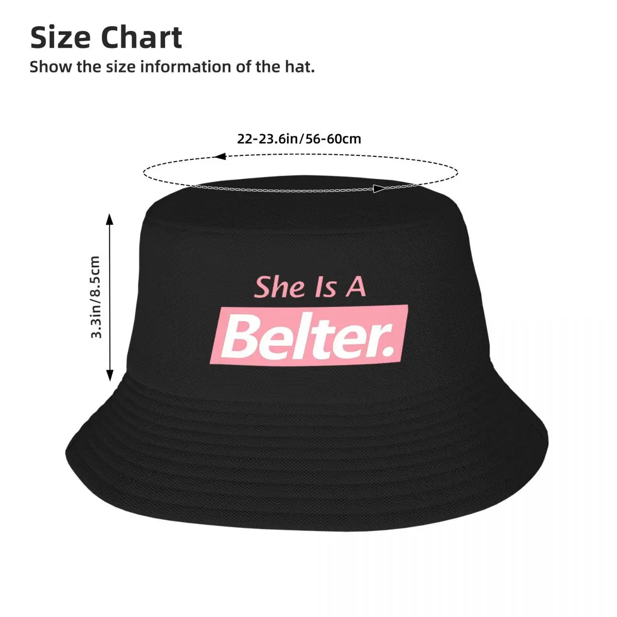 Gerry Cinnamon She Is A Belter Bucket Hat Panama Hat Children Bob Hats Cool Fisherman Hats Summer Beach Fishing Unisex Caps