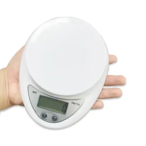 Balança Digital Eletrônica Portátil com Display LED, Equilíbrio Alimentar, Medição de Peso, Ferramentas de Cozimento de Cozinha, 5kg, 1g 12 principais vendas bascula 5 toneladas - №7