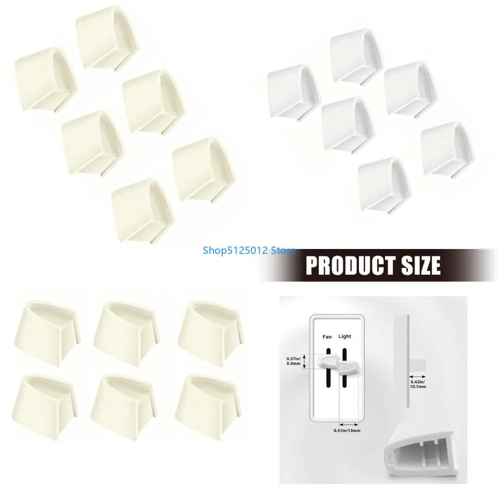 G8TC 6Pcs Replacement Dimmer Knob Suitable For Home Lighting Light Dimmer Control Knobs Easy Installation Accessories