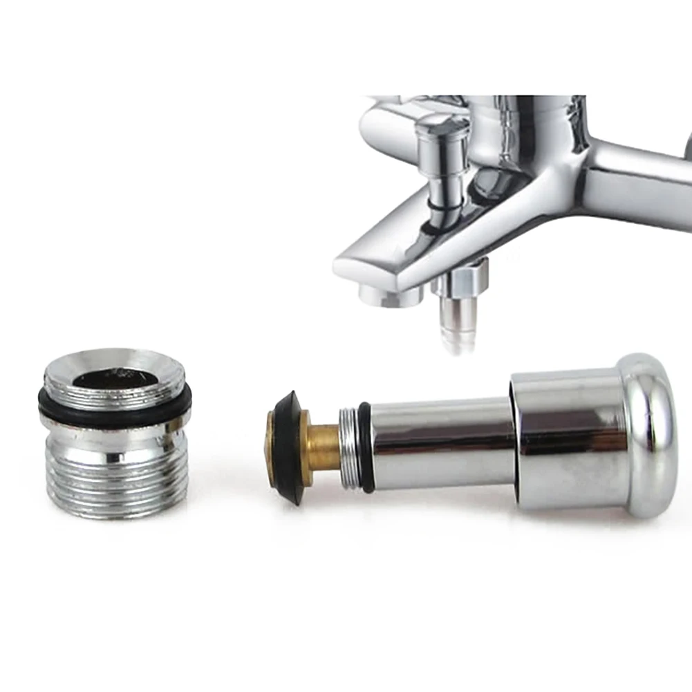 1pc Shower Switch Valve Spring-Loaded Pull-up WaterDiverter Triple Bathtub Humid Bathroom Plumbing Faucet Water Core Distributor