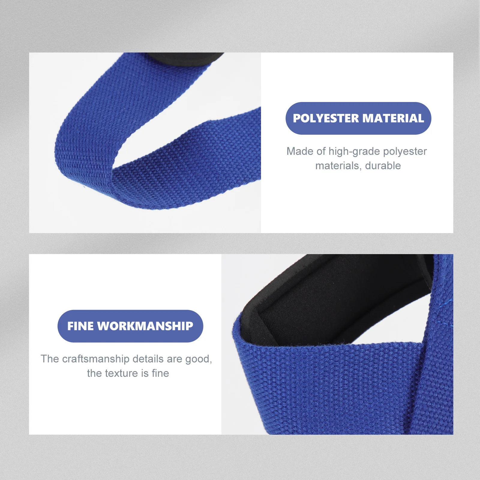 

2Pcs Professional Gym Strap Breathable Comfortable Wear-Resistant Multi-Function Fitness Lifting Band Lifting Strap