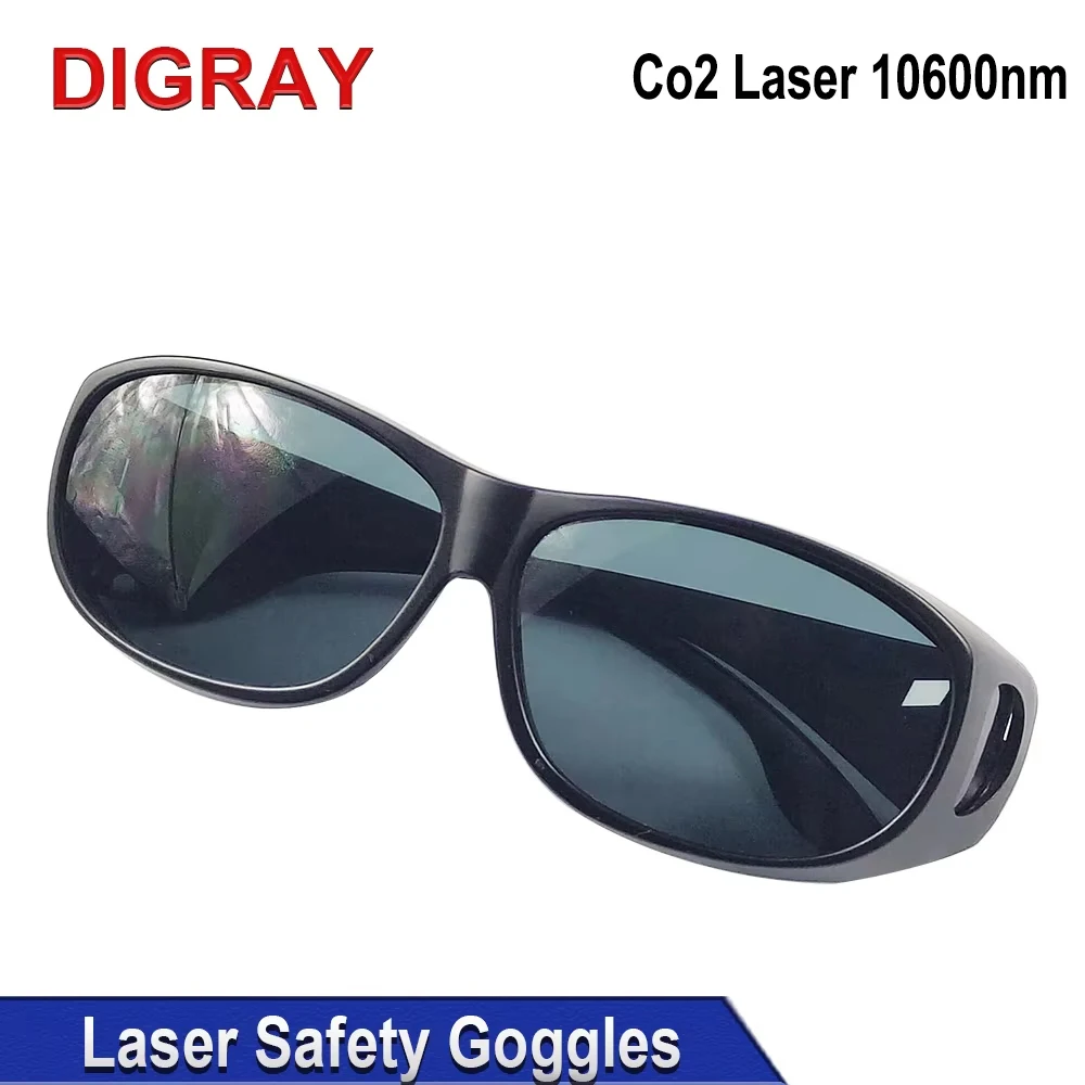 DIGRAY CO2 OD6+ Laser Safety Glasses For Marking Cutting Machine Parts 10600nm Protective Eyewear Goggles