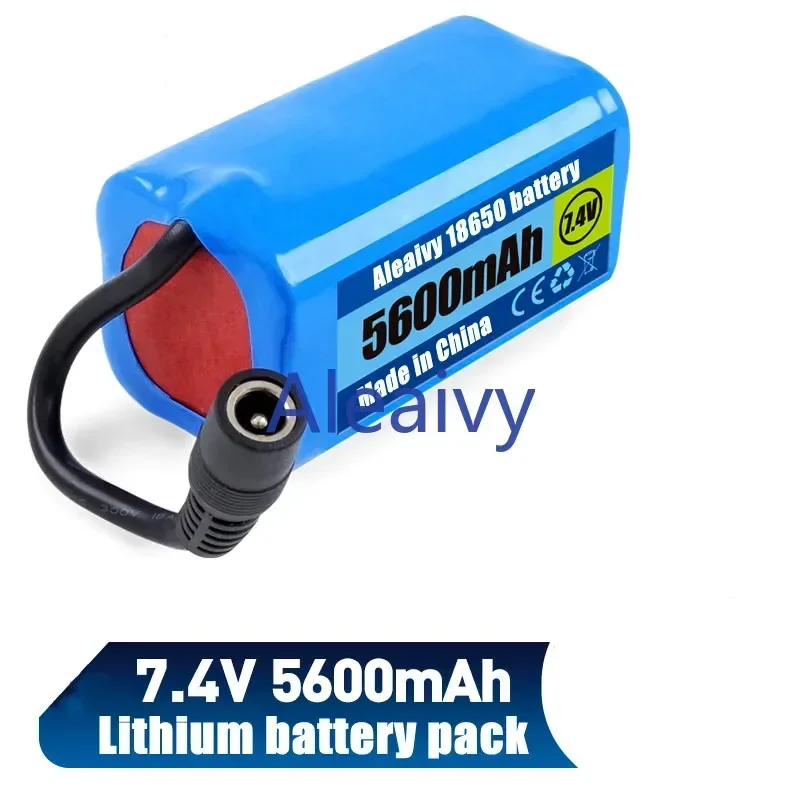 7.4 فولت/8.4 فولت 5600 مللي أمبير 18650 بطارية ل T188 T888 2011-5 V007 C18 H18 لذلك على التحكم عن بعد RC قارب طعم سمك أجزاء مع شاحن