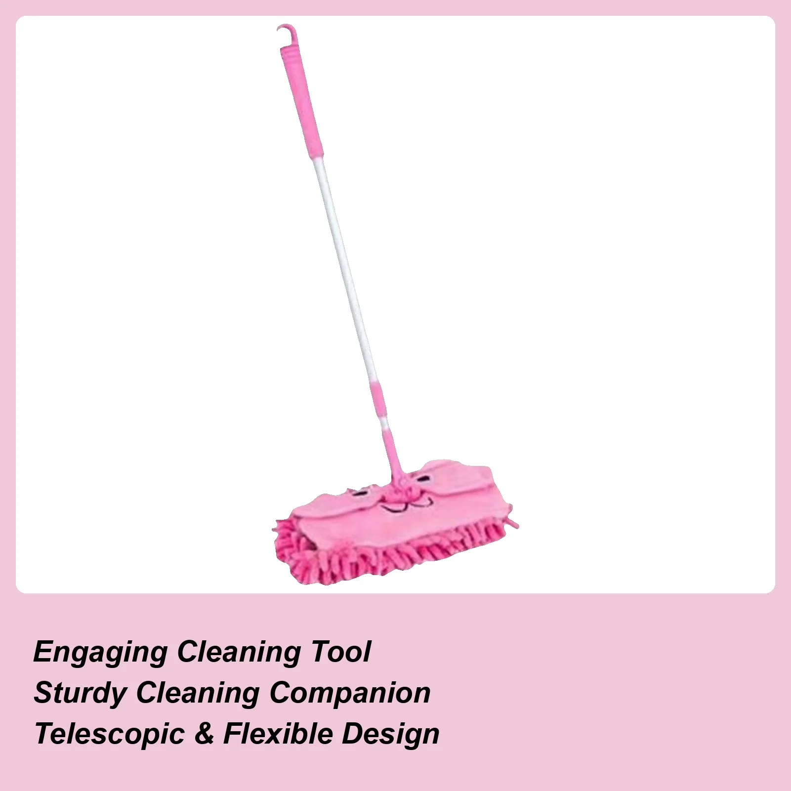

Kids Cleaning Mop Detachable Telescopic Rotatable Funny Kids Play Dust Mop Cleaning Toys For Boys Girls Early Childhood