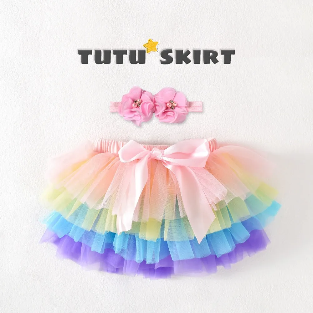 Cute Tulle Mesh Tutu Fluffy Skirt Fluffy Ballet Dance Style Princess Ballet Skirt Multi-layer Tulle Mesh Skirt Party Dress