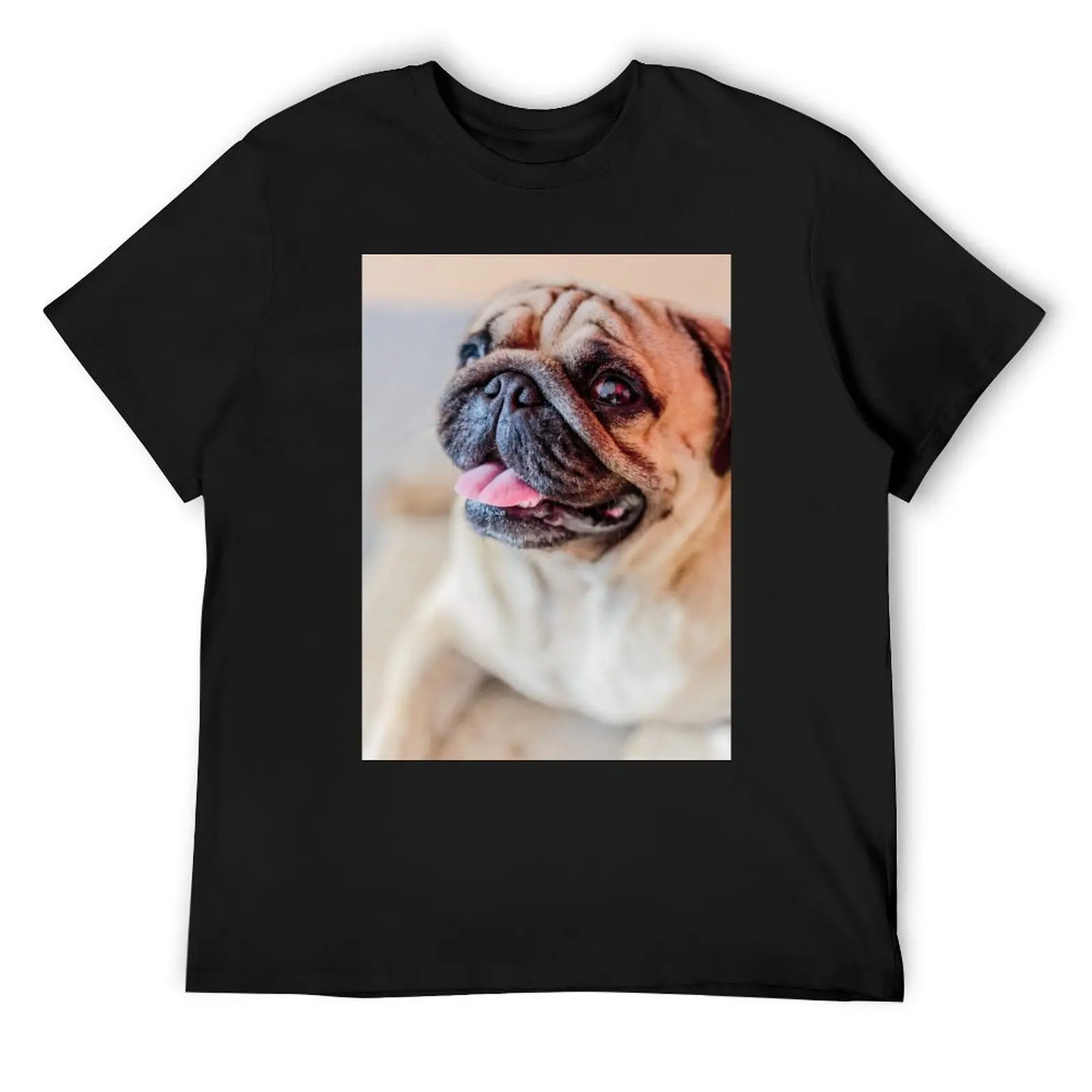 Pug Mops Dog (6815) T-Shirt aesthetic clothes oversized customs Men's t shirts