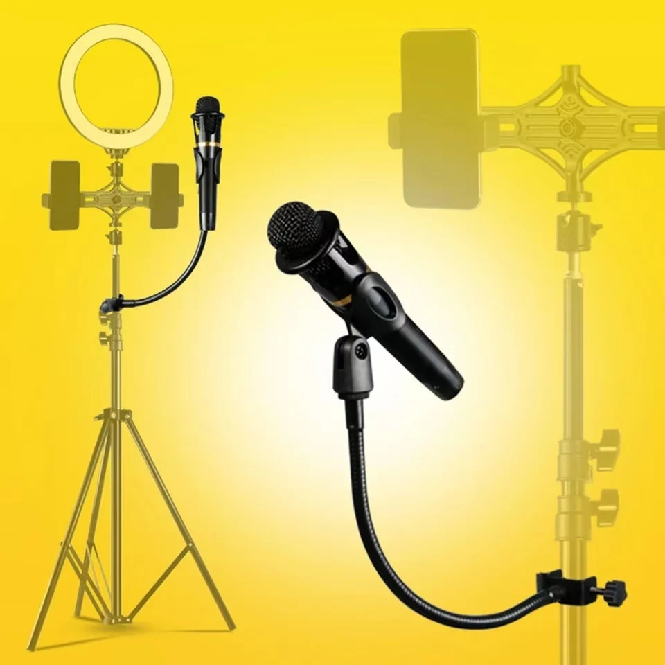 

Microphone Arm Stand Sturdy Gooseneck Mic Stand Adjustable Microphone Arm Stand Mic Holder Flexible STIFF Mike Stand