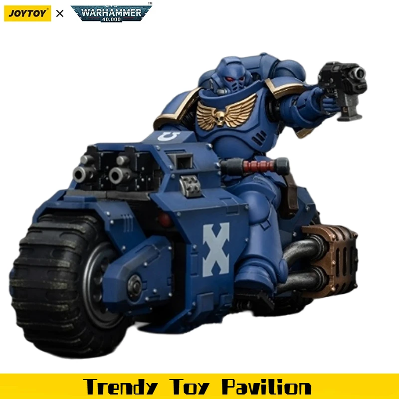 

【JOYTOY】Warhammer 40K Space Marinas Ultramarines Outriders 2 шт. 1/18 фигурка