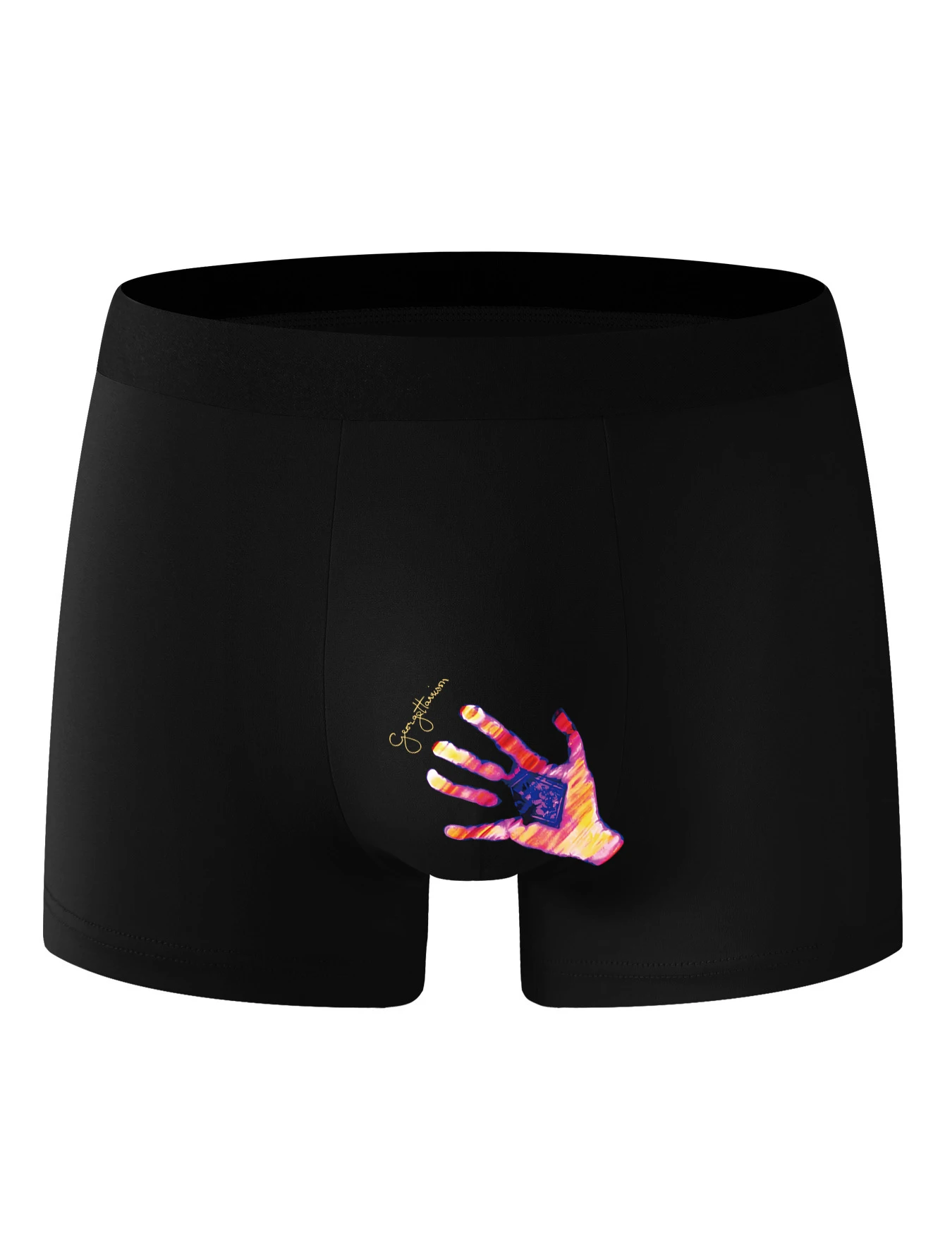 

Модное однотонное мужское нижнее белье, удобное и дышащее, шорты-боксеры, высокоэластичное белье.