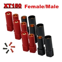 3/5/6/10 Pair Original XT150 Connector Adapter XT150 Female Male Plug 120A Large Current High Rated Amps For RC LiPo Battery Car