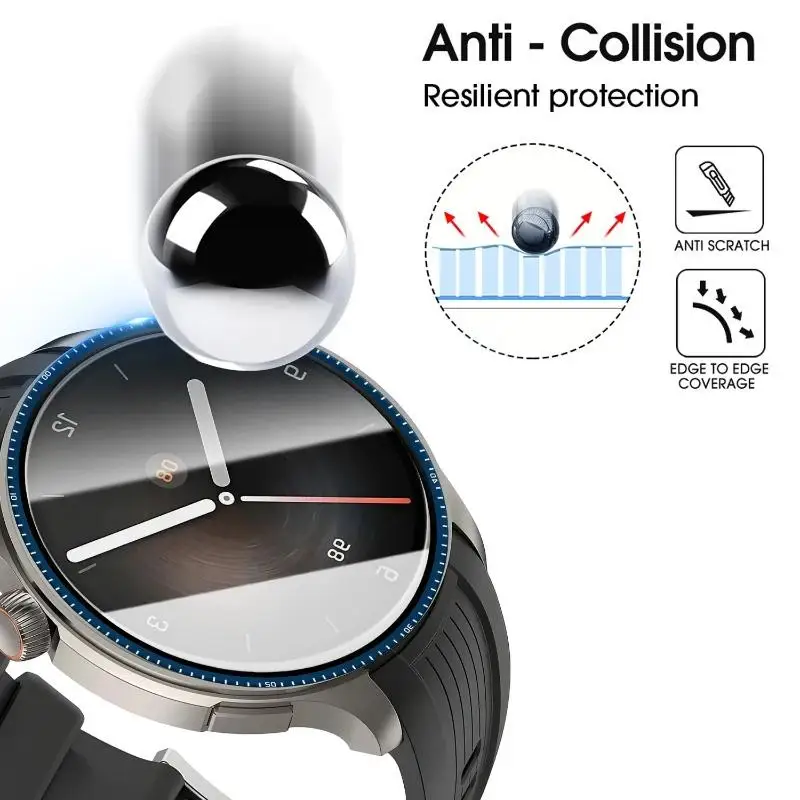 Screen Protector for Amazfit Balance 2 Cover Curved Full Coverage Protective Watch Film for Huami Amazfit Balance2 Accessories