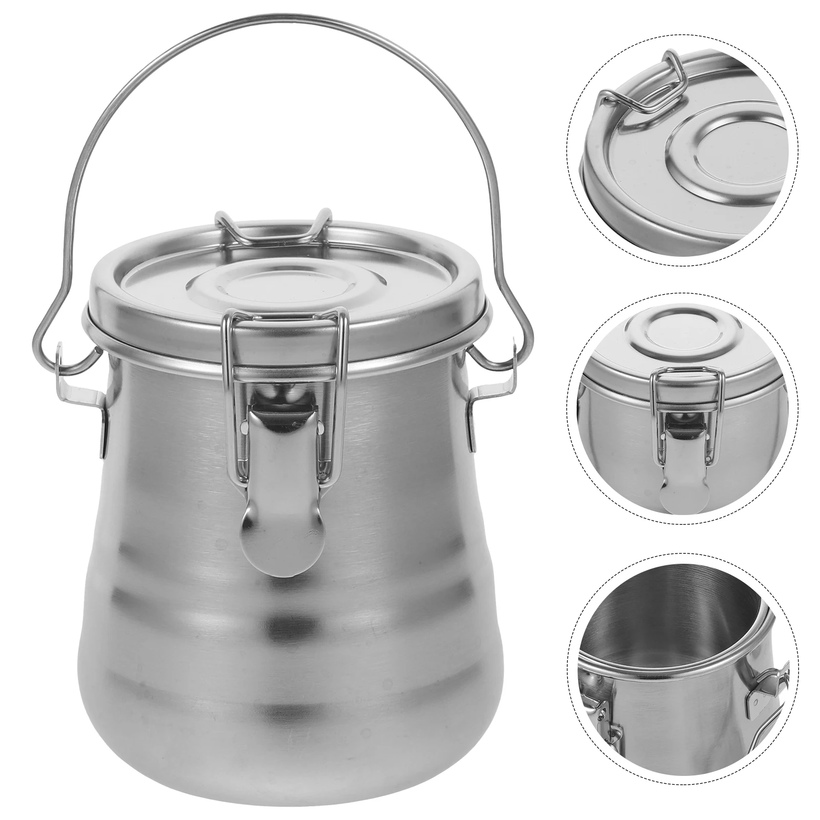 

Painting Brush Bucket Stainless Steel Portable Bucket For Paint Brush Washing Cover Art Class Outdoor Camping Watercolor Oil