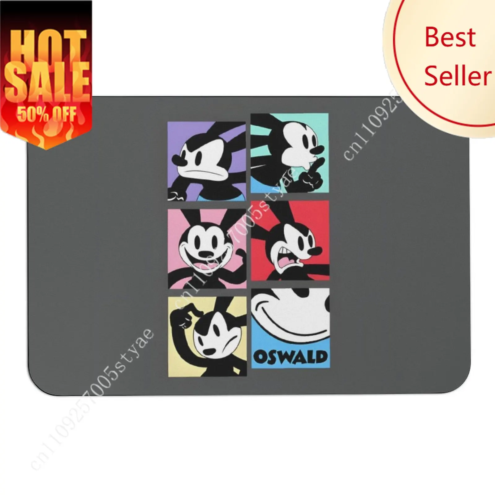 

Oswald Doormat Disney Cartoon Rug Floor Mats Welcome Porch Home Holiday Party Decor Carpet Gifts Custom Non-Slip Rugs Cosplay