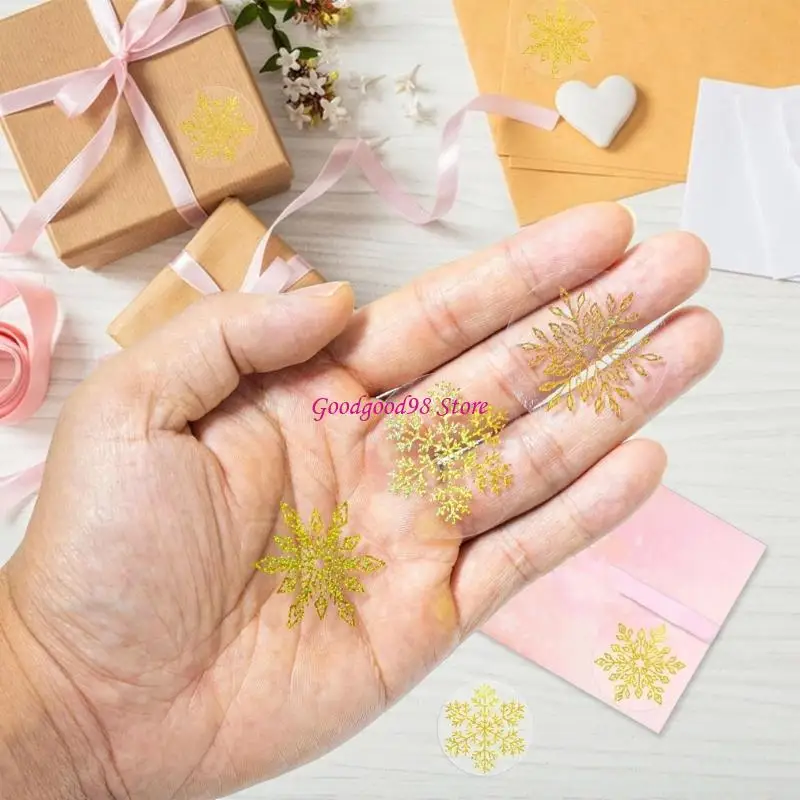 

Decorative Sticker Snowflake Sticker Envelope Seals for Christmas Decoration