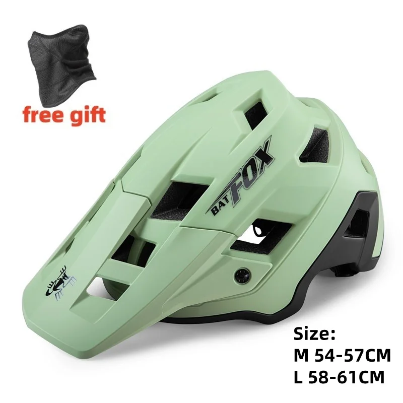 BATFOX Helmets Men's Cycling Bicycle Helmet Casco Para MTB Mountain Bike Racing Speedframe Cycling Helmets image 3