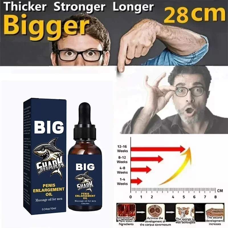 Penis Thickening Growth Massage Enlargement Oil Big Dick For Men Cock Erection Enhance Products Care XXXL Enlarge Oils