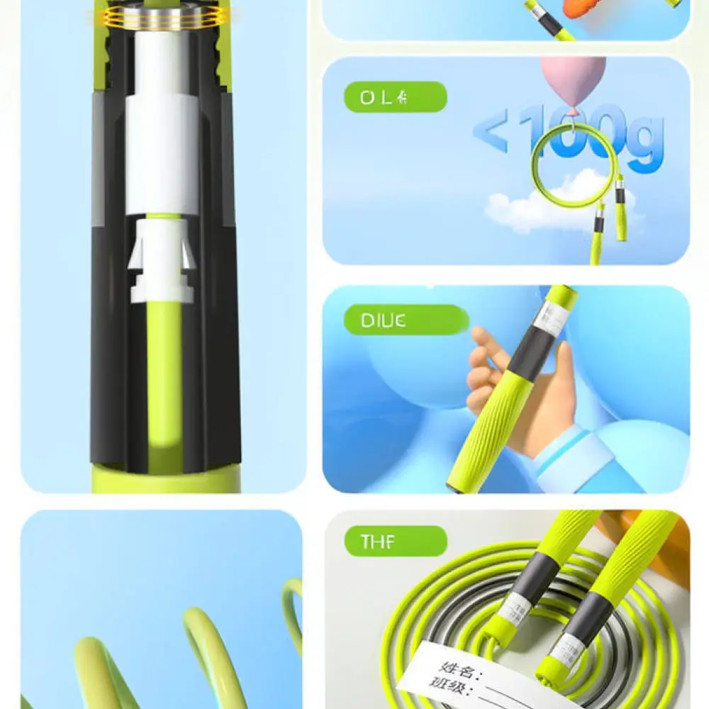 High Performance Speed Jump Rope Adjustable Skipping Cord Professional Fitness Tool For Sports Training Cardio Workout