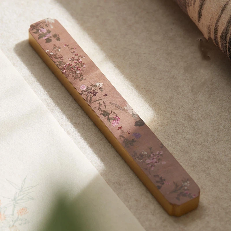 Multifunctional Brass Paperweight Four Treasures of the Study Calligraphy Desktop Stationery for Traditional Painting Supplies