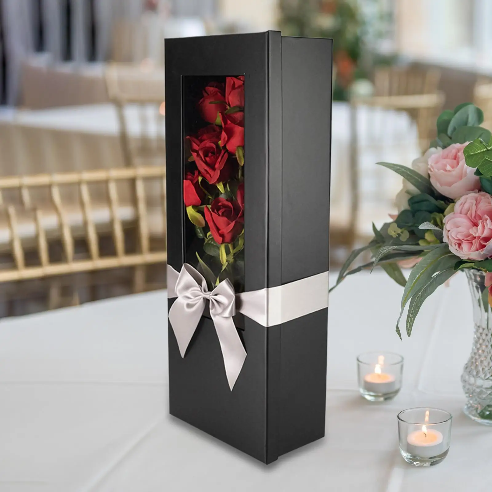 

Valentine's Day Gift Box Great with Bow Decorations Present Box for Mother's Day Party Favors Birthady Valentine's Day Friends