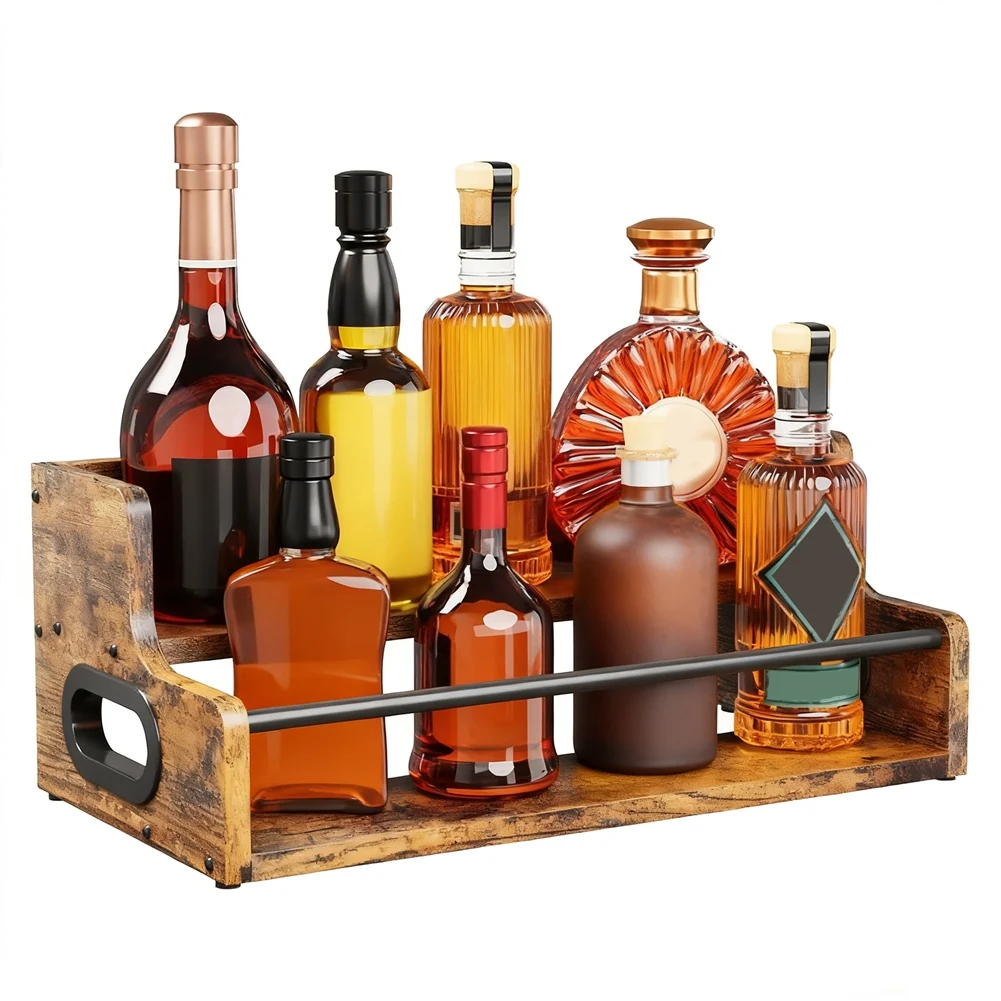 espositore-per-bottiglie-di-liquori-organizzatore-per-sciroppi-da-caffe-scaffale-a-2-livelli-in-legno-e-metallo