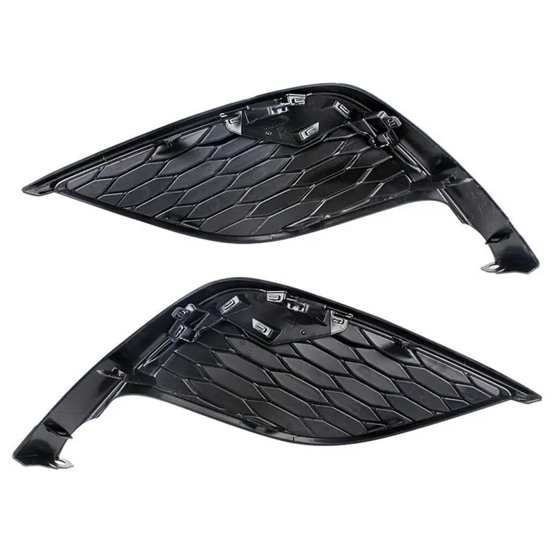 

2 PCS Car Front Bumper Fog Light Frame Fog Light Grille Fog Lamp Cover(LH+RH)8148206200 8148106200 Black ABS For TOYOTA CAMRY-A6