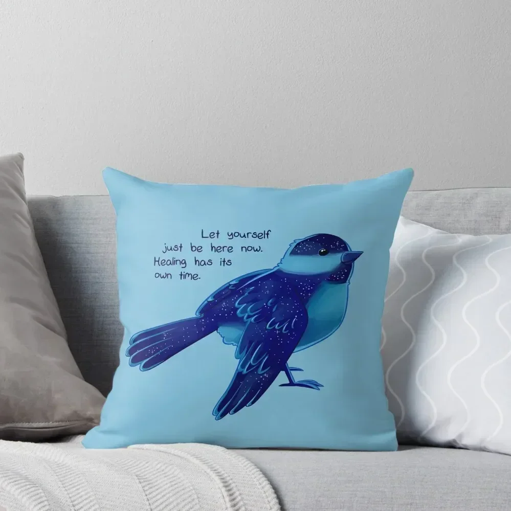 

Healing Has its Own Time Bird Throw Pillow Custom Cushion Decorative Sofa Cushion Pillow Decor luxury home accessories pillow