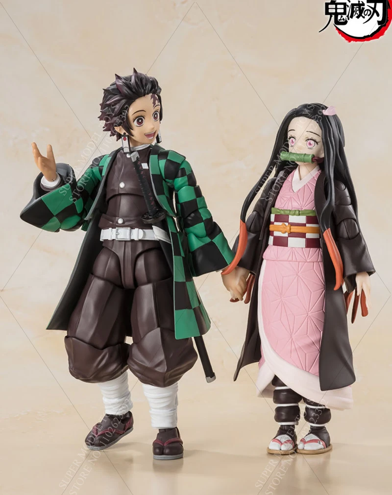 1/12 مقياس الجندي شيطان القاتل كيميتسو نو يابا كامادو تانجيرو كامادو Nezuko Tomioka Giyuu مجموعة كاملة 6 ''SHF عمل الشكل دمية