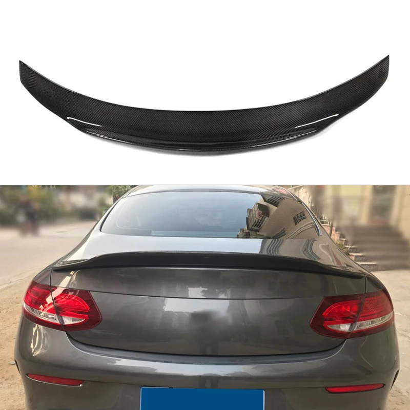 Premium Bespoke Facelift Body KitPSM Style W205 High Quality YOMDO New Carbon Fiber Trunk Spoiler For - C-Class W205 C250 Coupe