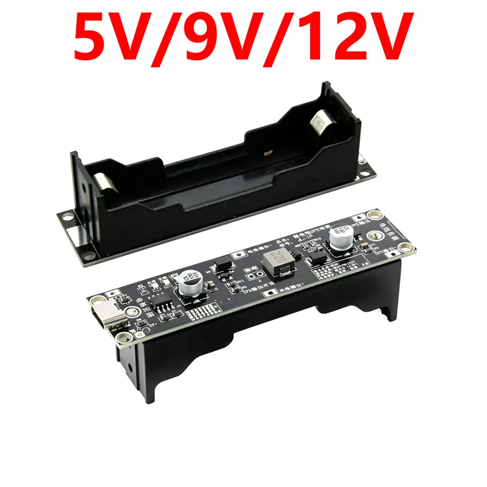 5V 9V 12V Typ-C 18650 Lithium-Batterie Boost Step-Up Modul USV Unterbrechungsfreie Stromversorgung gleichzeitiges Laden und Entladen 1A
