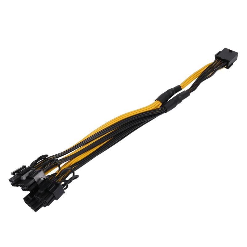 PCI-E 8Pin Female To 8Pin (6+2) Pin PCI-E Male Splitter Power Extension Cable For Graphics Card