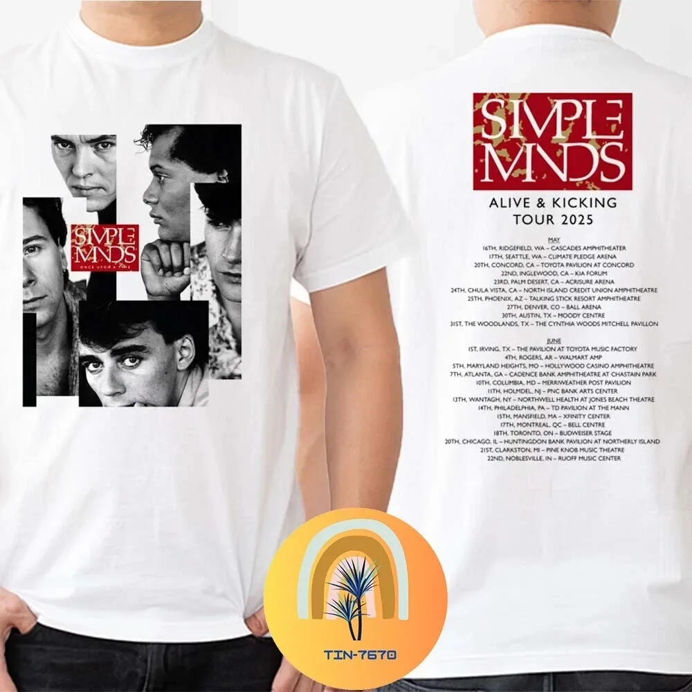 Simple Minds Merch Alive And Kicking Tour 2025 T shirt, S to 5XL LI1831