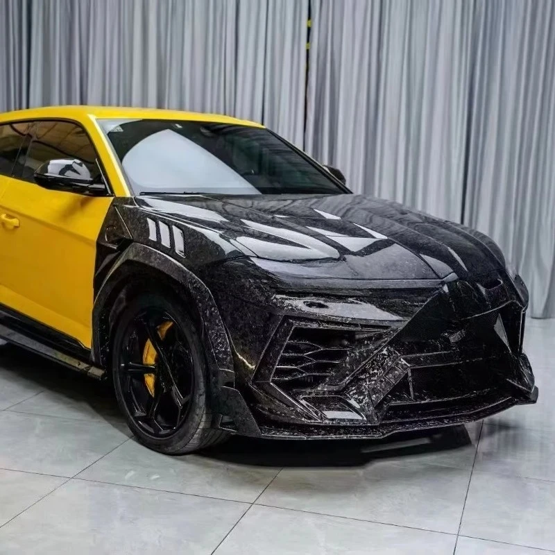 Auto Parts Real Dry Carbon Fiber Front Bumper Body Kit Urus 2019-2024 1st Gen Upgrade Car Exterior Retrofit Mod Accessories