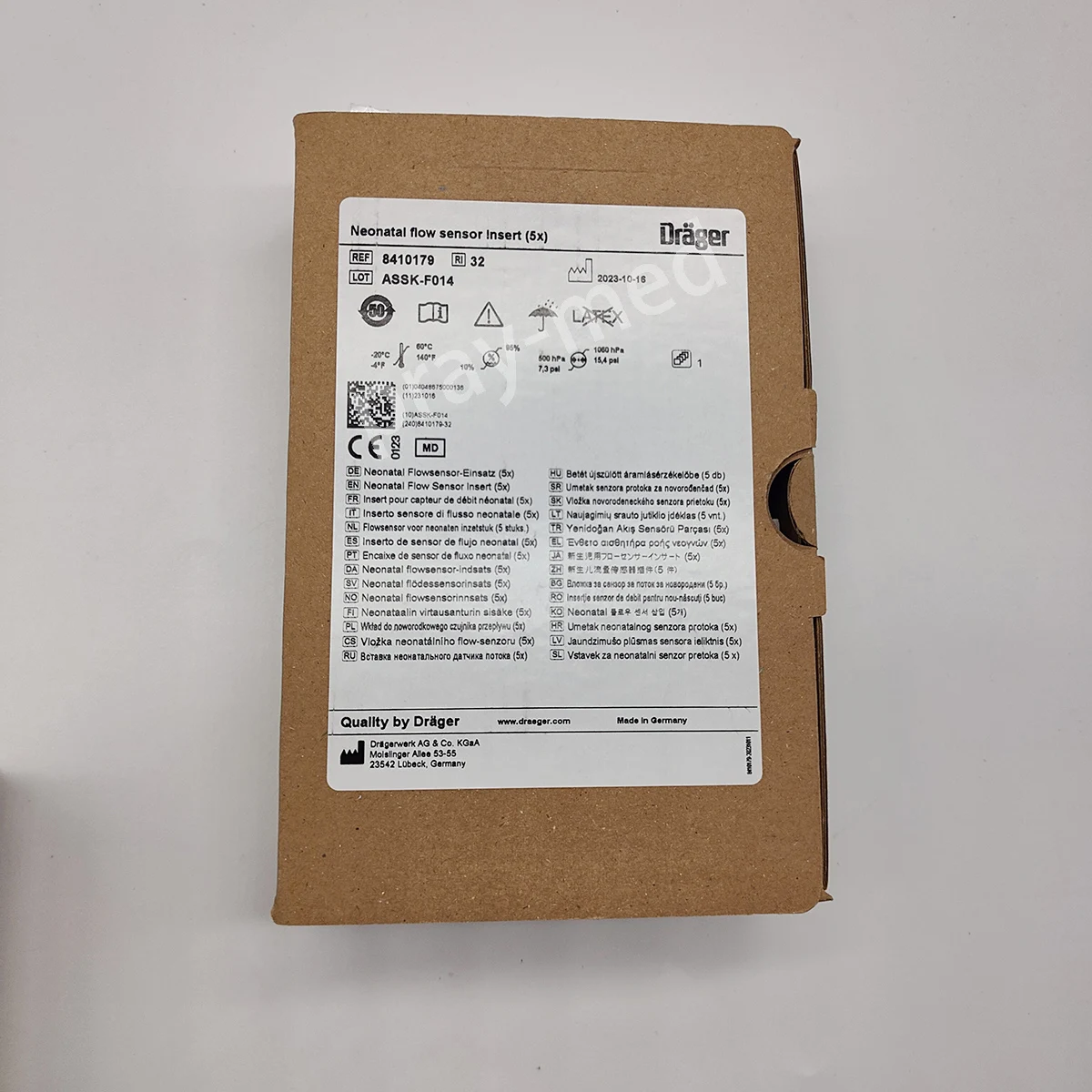 

original 8410179 Drager Neonatal flow sensor insert
