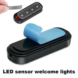 Car Universal Wireless Door LED Sensor Welcome Light Wiring Free Door Bottom Accessories LED Light Warning Strobe Light