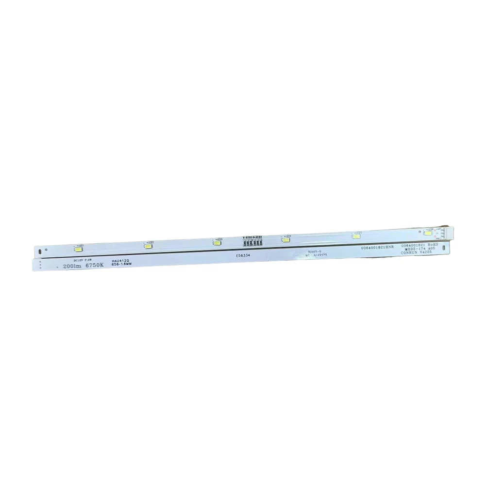 LED Light Strip Kit 2PCS for Haier BCD-486WDGE 402WLDCJ Refrigerators Offering Efficient and Uniform Illumination