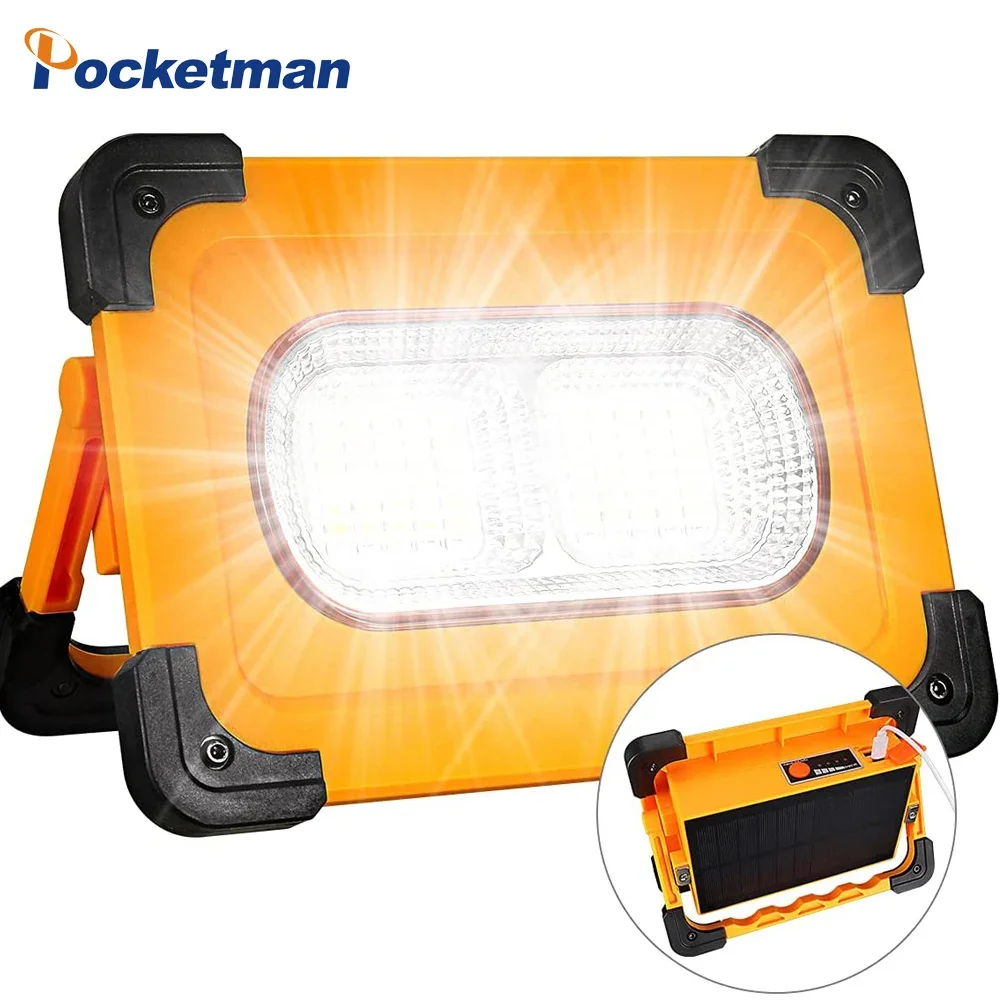 Most Powerful LED Work Light Portable Searchlight USB Rechargeable Flashlight Camping Lantern Waterproof Tent Light