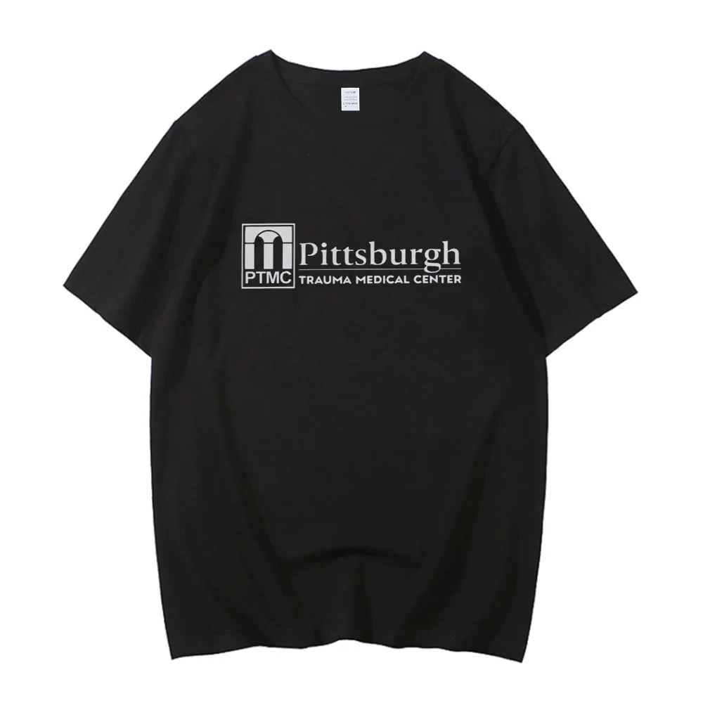 The Pitt PTMC Hospital T-Shirt Men Unique Pure High Quality Cotton Tee Shirt Crewneck Short Sleeve T Shirts Printing Clothes