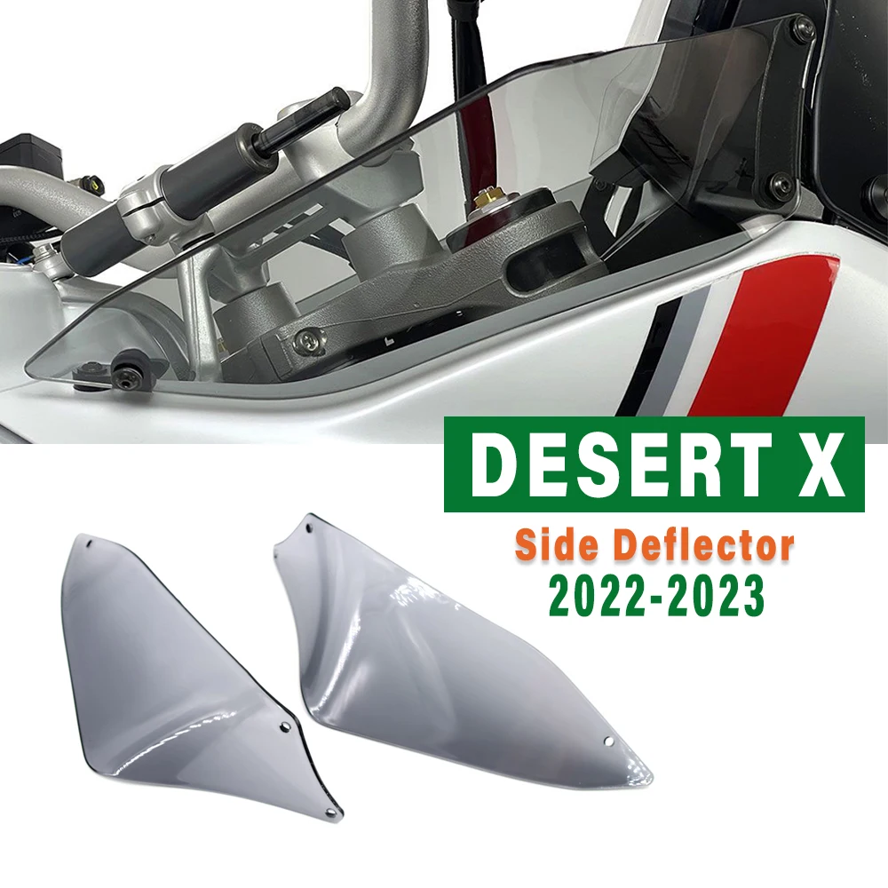 

For Ducati Desert X Side Deflector Motorcycle Accessories DesertX 2022-2023 Windshield Wings Protection Windscreen Panel Acrylic