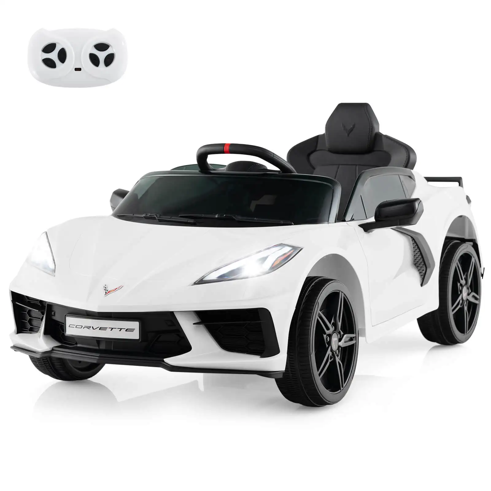 

12V Electric Kids Ride On Car with Remote Control Wireless Connection Lights