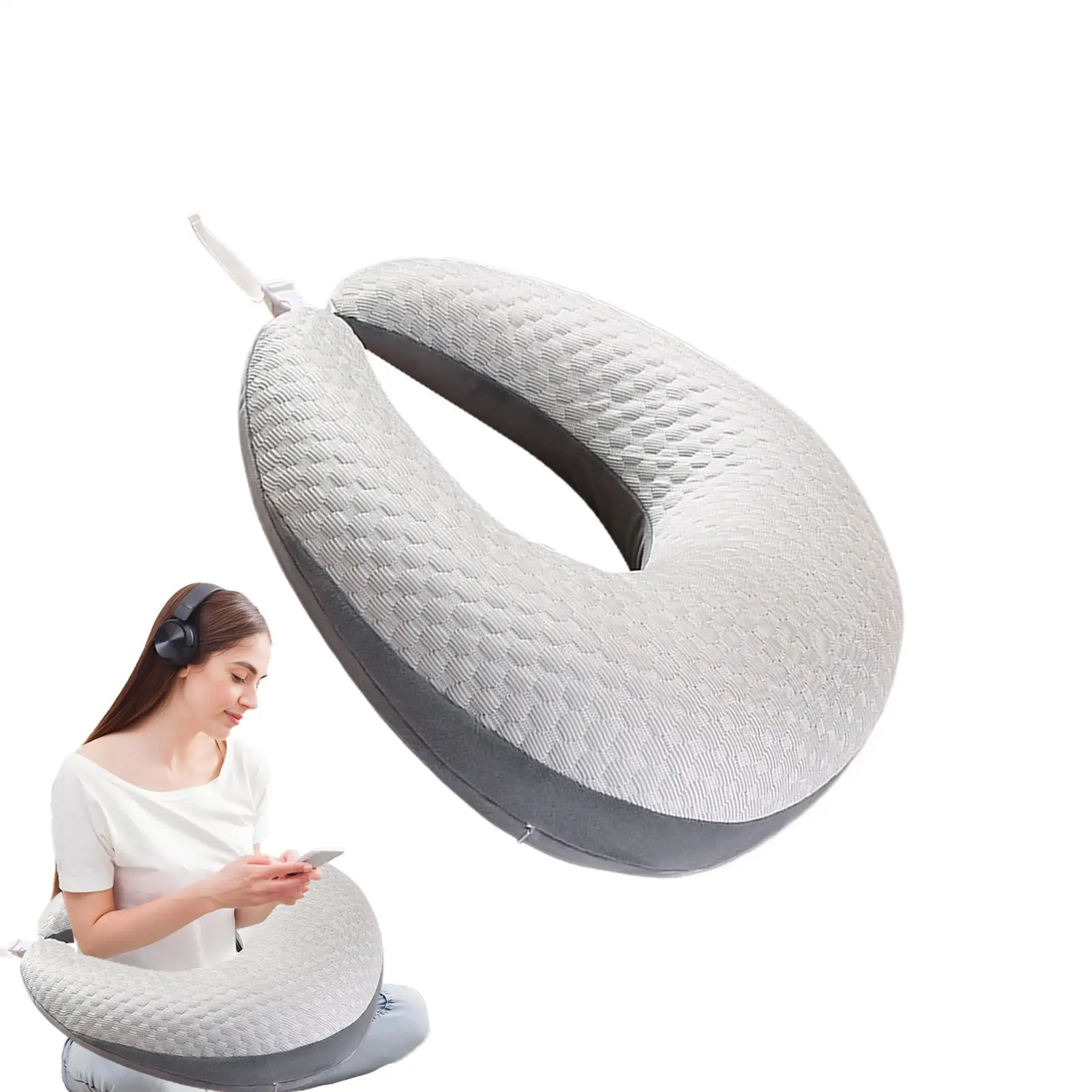 

1pcs 2 color Reading Gaming Pillow Adult Crocheting Pillow To Support Your Arm Portable Desk Soft Skin-friendly For Watching Tv