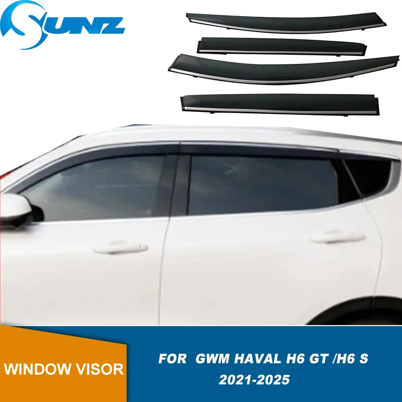 

Side Window Visor For Great Wall GWM Haval H6 GT /H6 S 2021 2022 2023 2024 2025 WindShield Sun Rain Guard Car Window Deflector