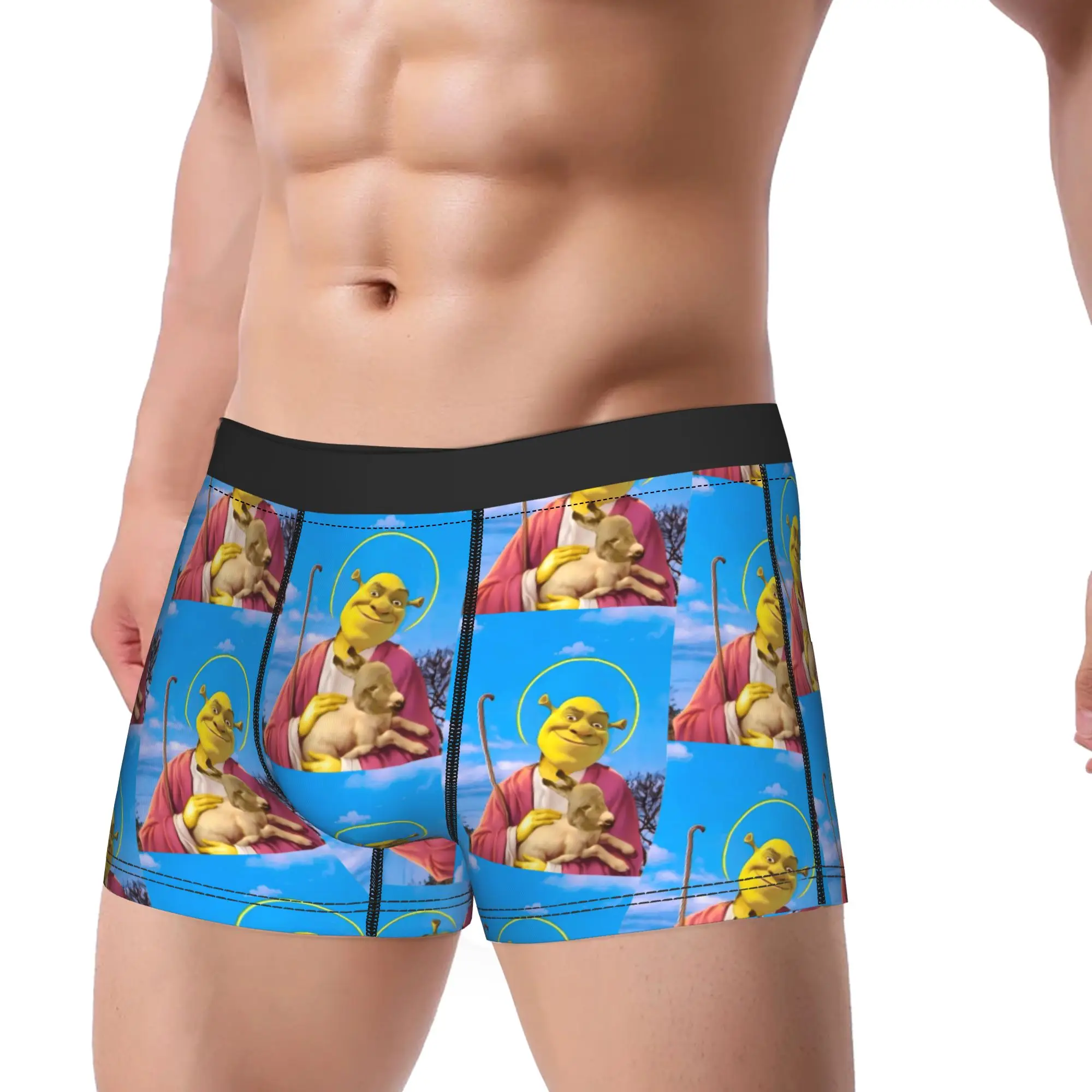 Mannen Shreks Verlosser Grappige Memes Lange Ondergoed Grappige Boxer Briefs Shorts Slipje Mannelijke Ademende Onderbroek S-XXL