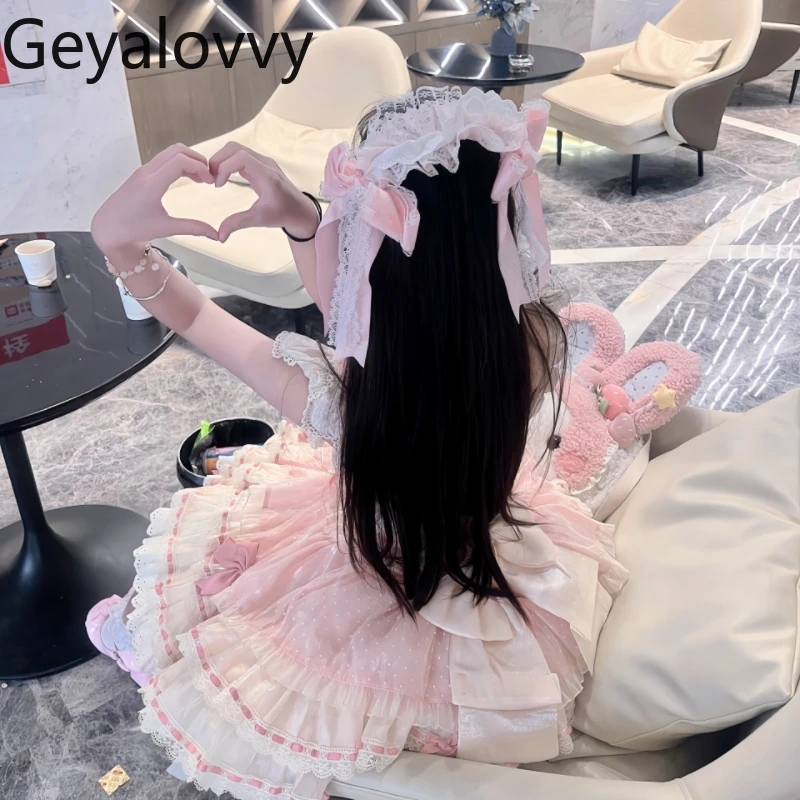 ファッションアクセサリーオリジナルロリータヘッドバンド甘いレースのリボンかわいいバレエスタイルは蝶ハート帽子と組み合わせることができます