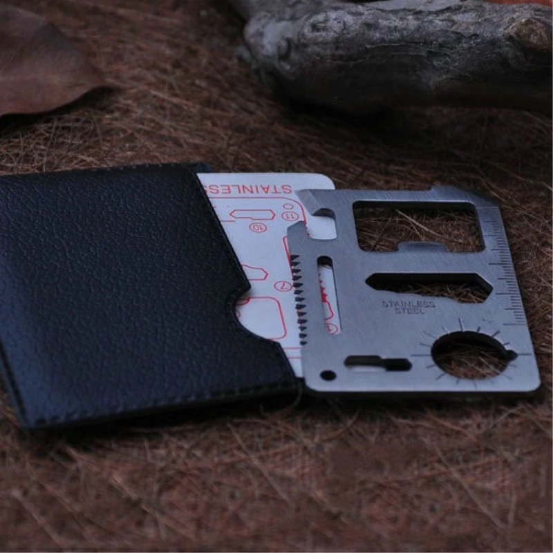 Multi-purpose Pocket Tool, Multi-purpose Gadget, Wallet Kit, Outdoor Bottle, Survival Gear, Credit Rescue, EDC